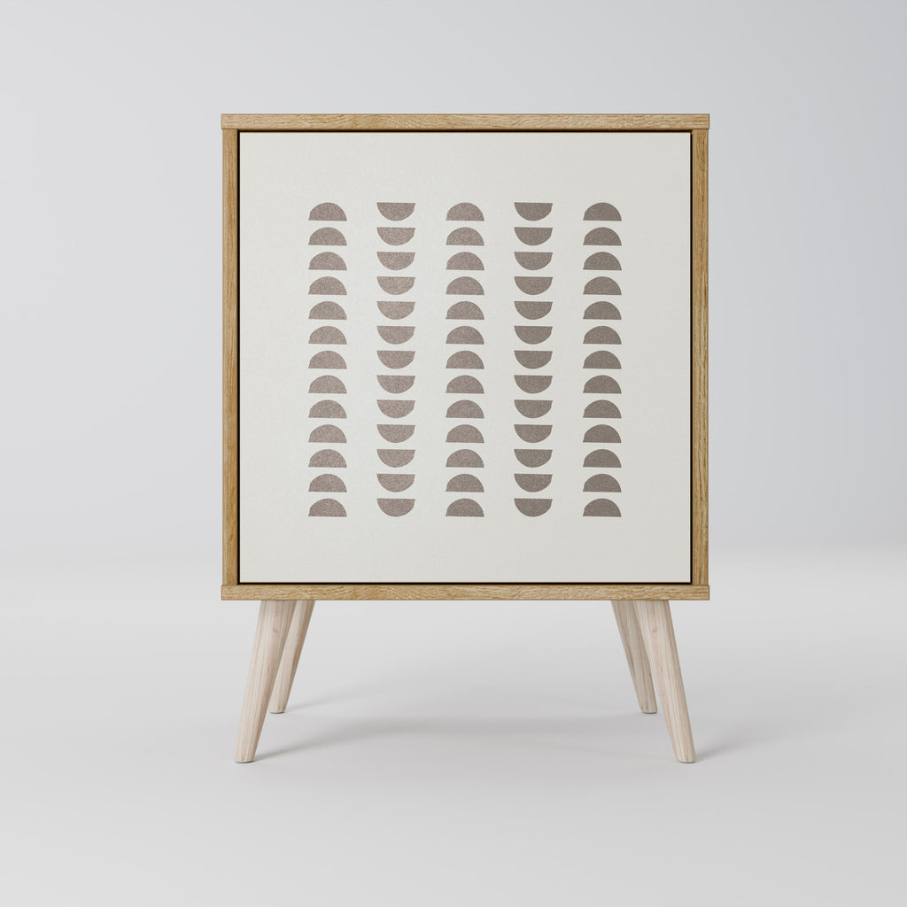 HARMONY ESSENCE Aparador de 1 Porta em Efeito Carvalho