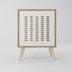 HARMONY ESSENCE Aparador de 1 Porta em Efeito Carvalho