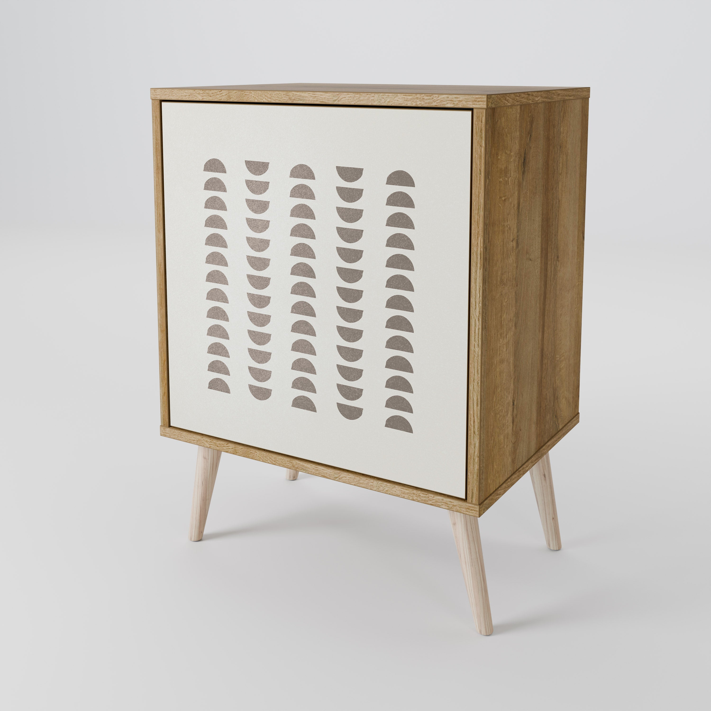 HARMONY ESSENCE Aparador de 1 Porta em Efeito Carvalho