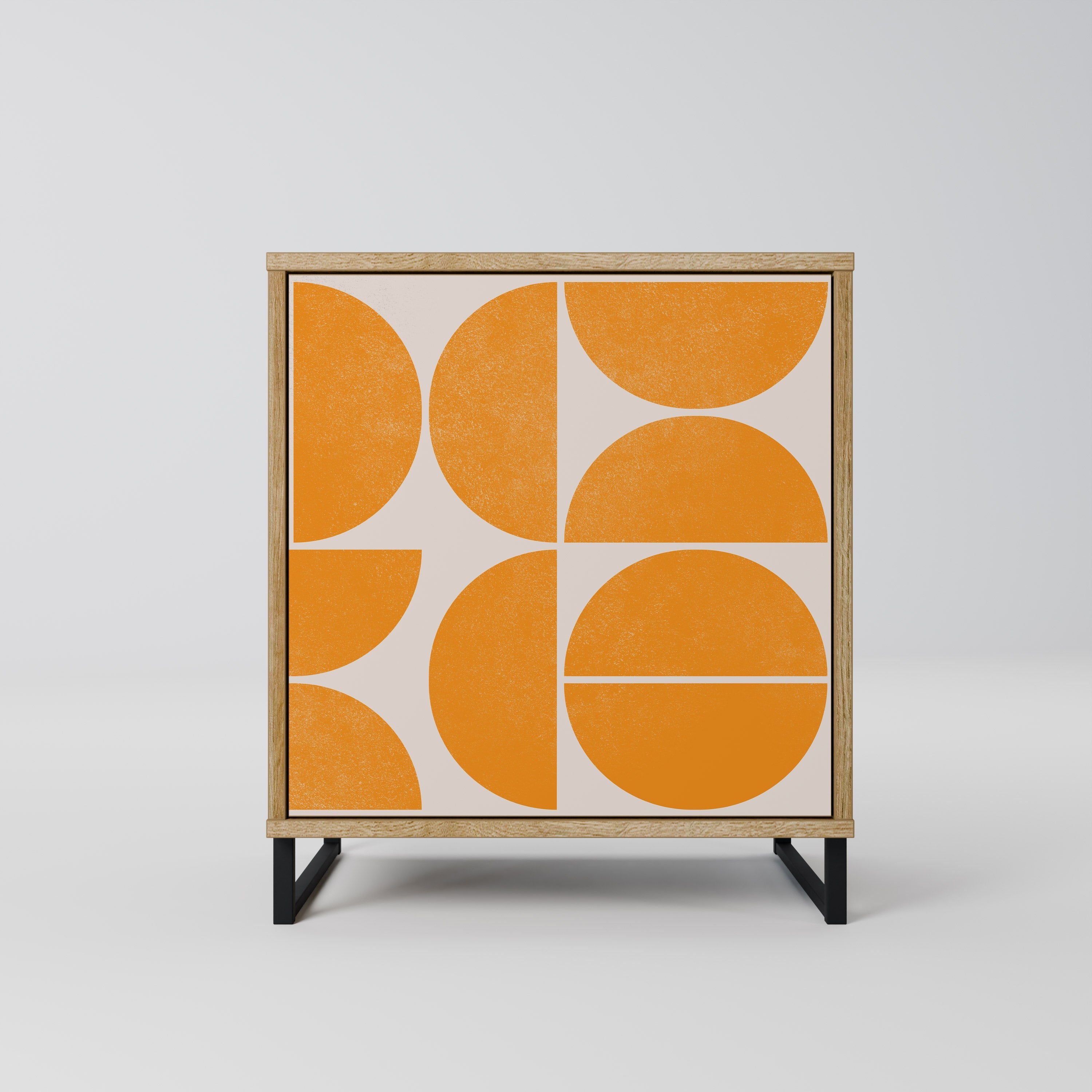 RECURRING DREAMS Aparador de 1 Porta em Efeito Carvalho