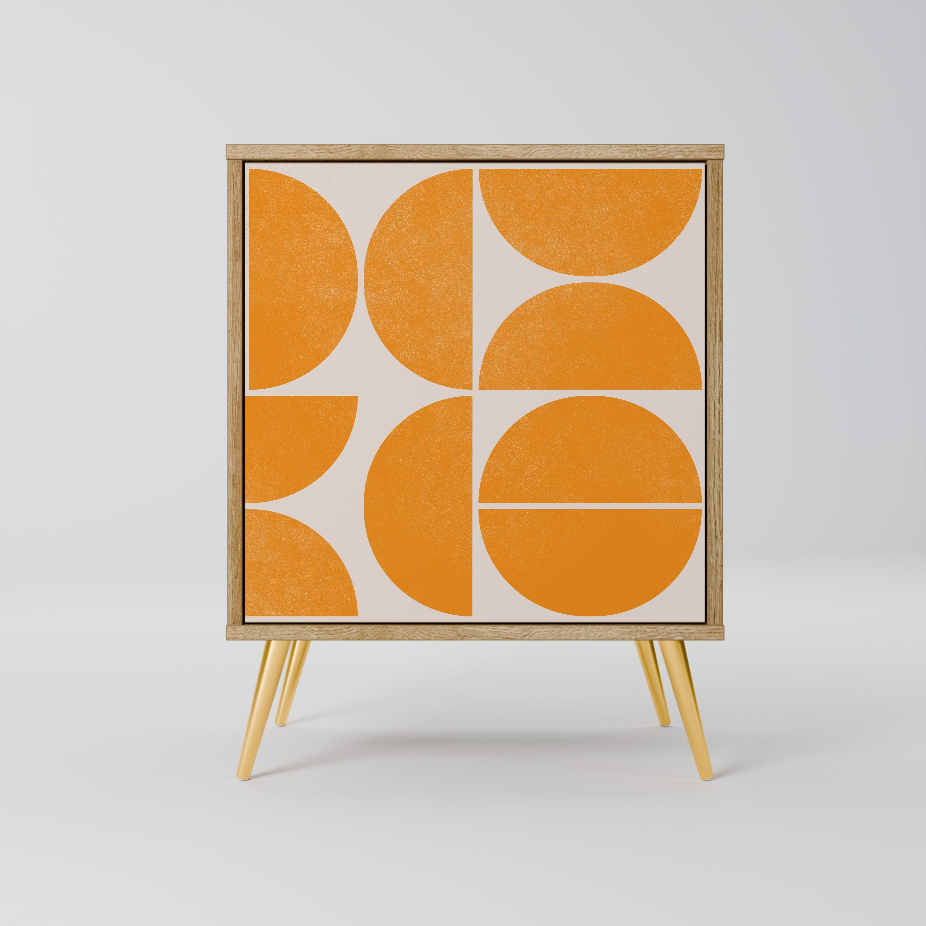 RECURRING DREAMS Aparador de 1 Porta em Efeito Carvalho