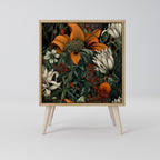 MIDNIGHT SPROUT Aparador de 1 Porta em Efeito Carvalho