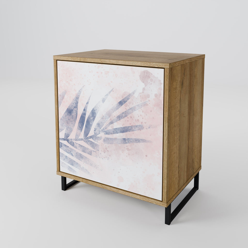 TIMELESS FLOAT Aparador de 1 Porta em Efeito Carvalho