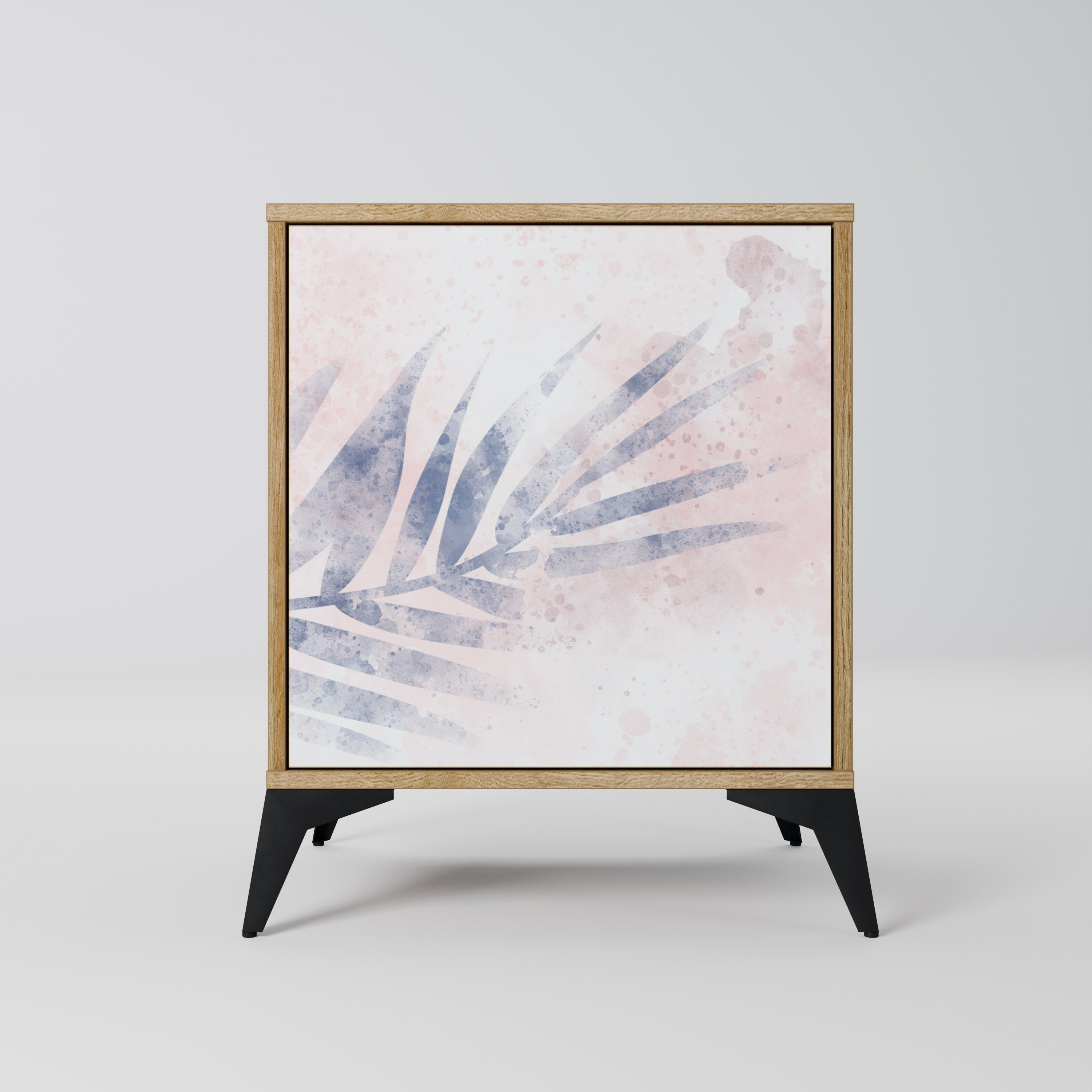 TIMELESS FLOAT Aparador de 1 Porta em Efeito Carvalho