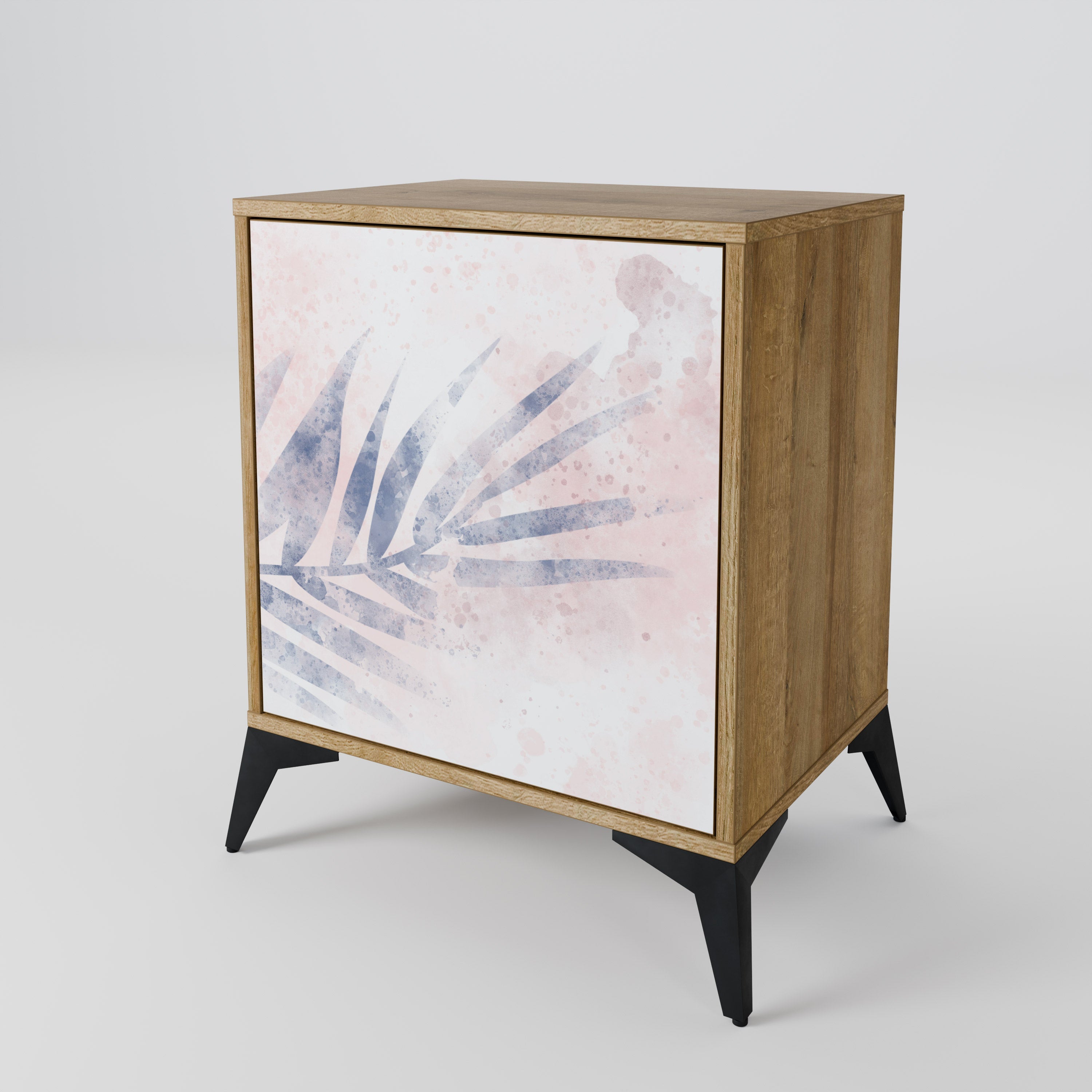 TIMELESS FLOAT Aparador de 1 Porta em Efeito Carvalho