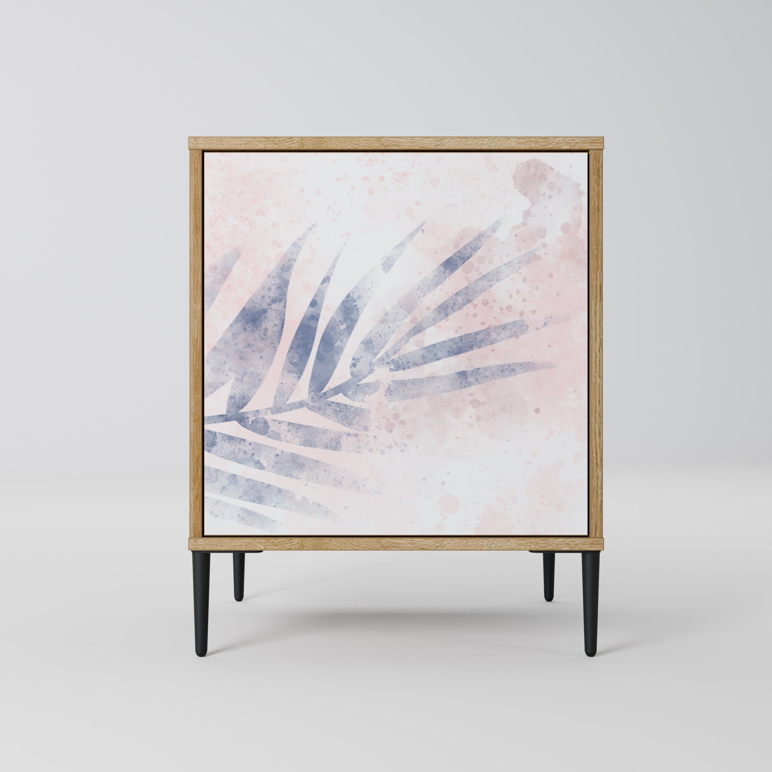 TIMELESS FLOAT Aparador de 1 Porta em Efeito Carvalho