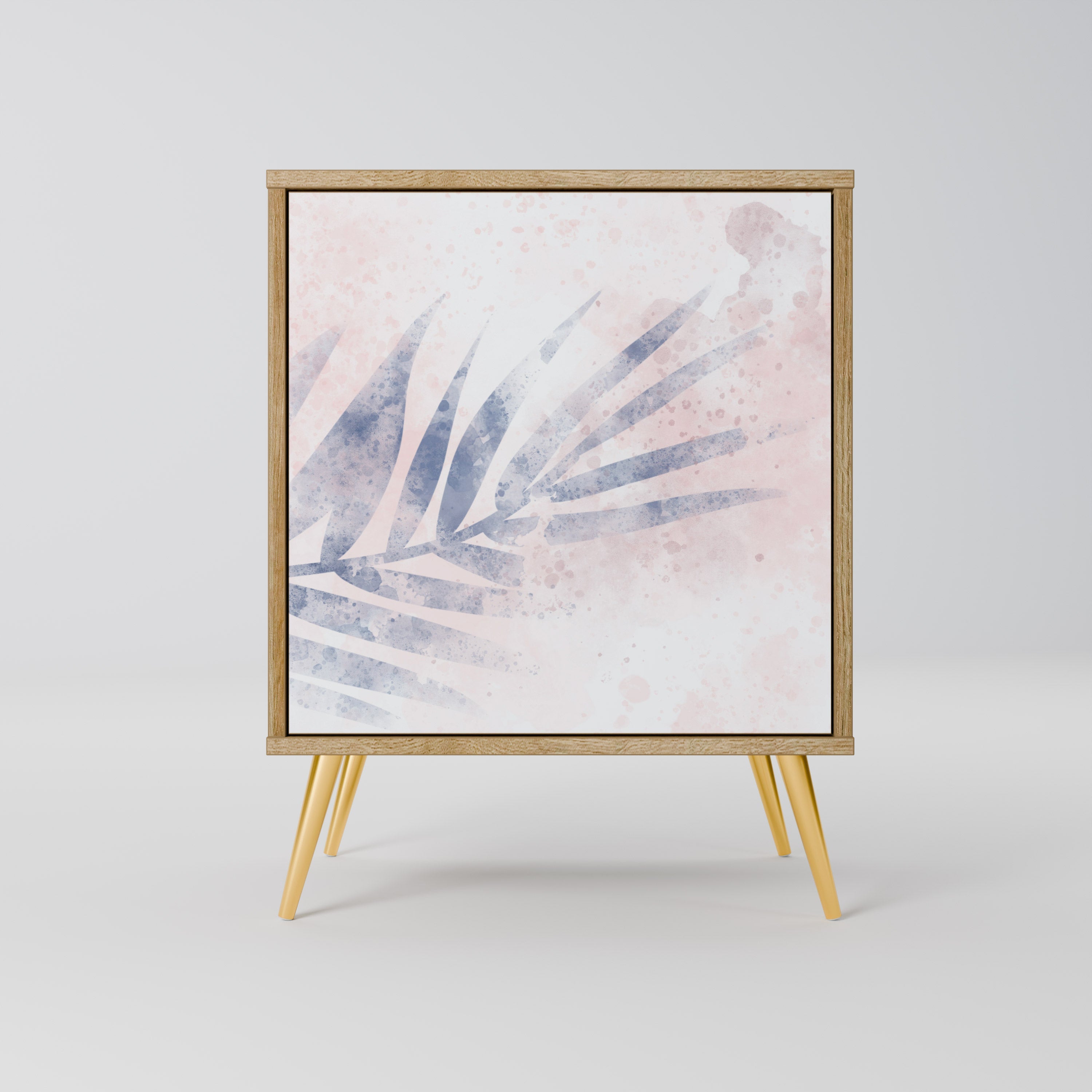 TIMELESS FLOAT Aparador de 1 Porta em Efeito Carvalho