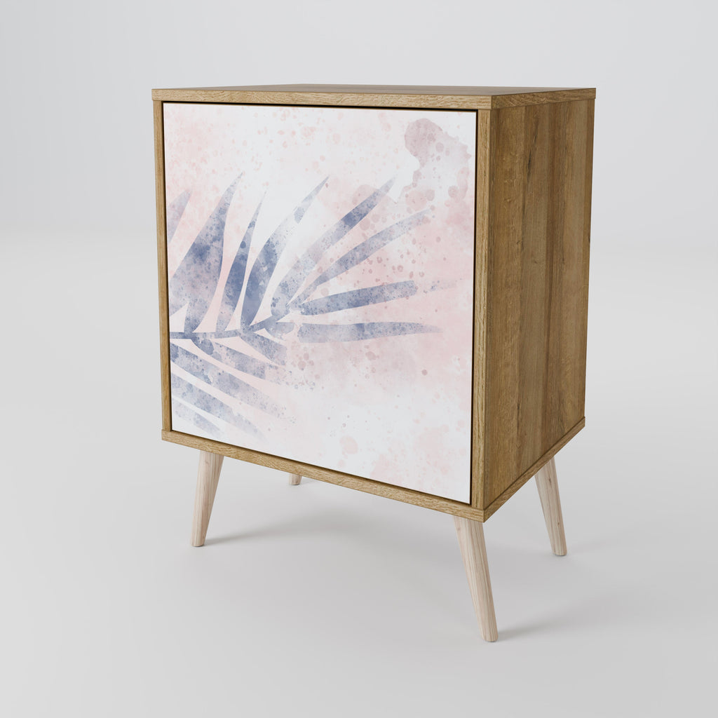 TIMELESS FLOAT Aparador de 1 Porta em Efeito Carvalho