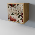 EPHEMERAL DAYS Aparador de 1 Porta em Efeito Carvalho