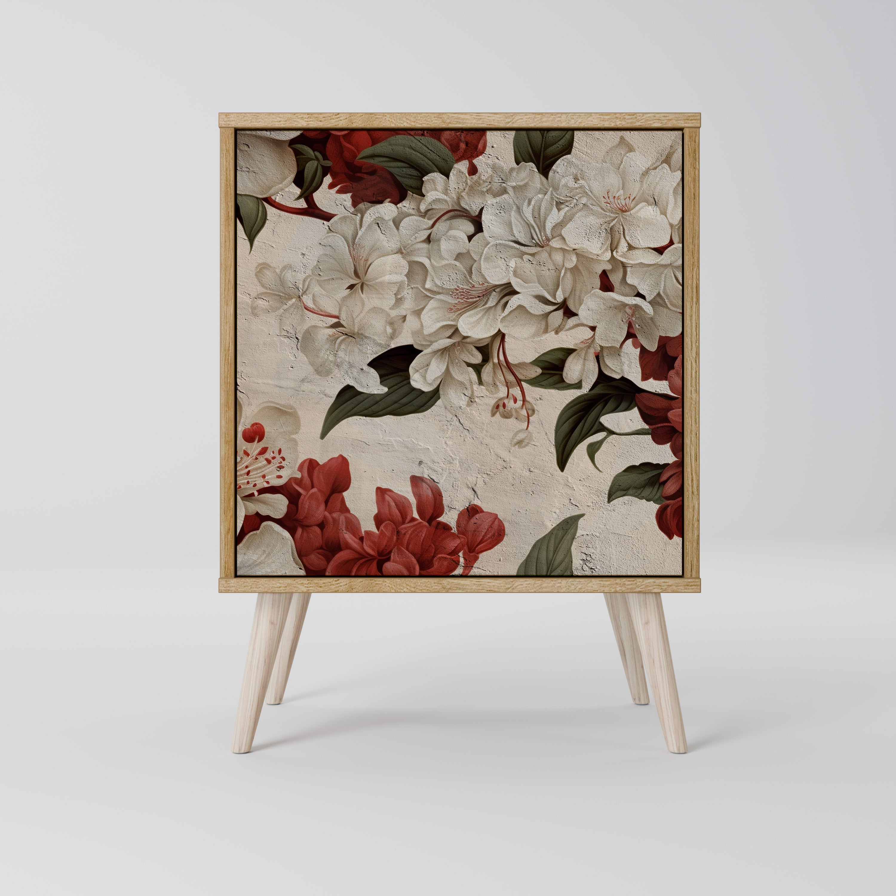 EPHEMERAL DAYS Aparador de 1 Porta em Efeito Carvalho