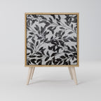 CHARCOAL SPROUT Aparador de 1 Porta em Efeito Carvalho