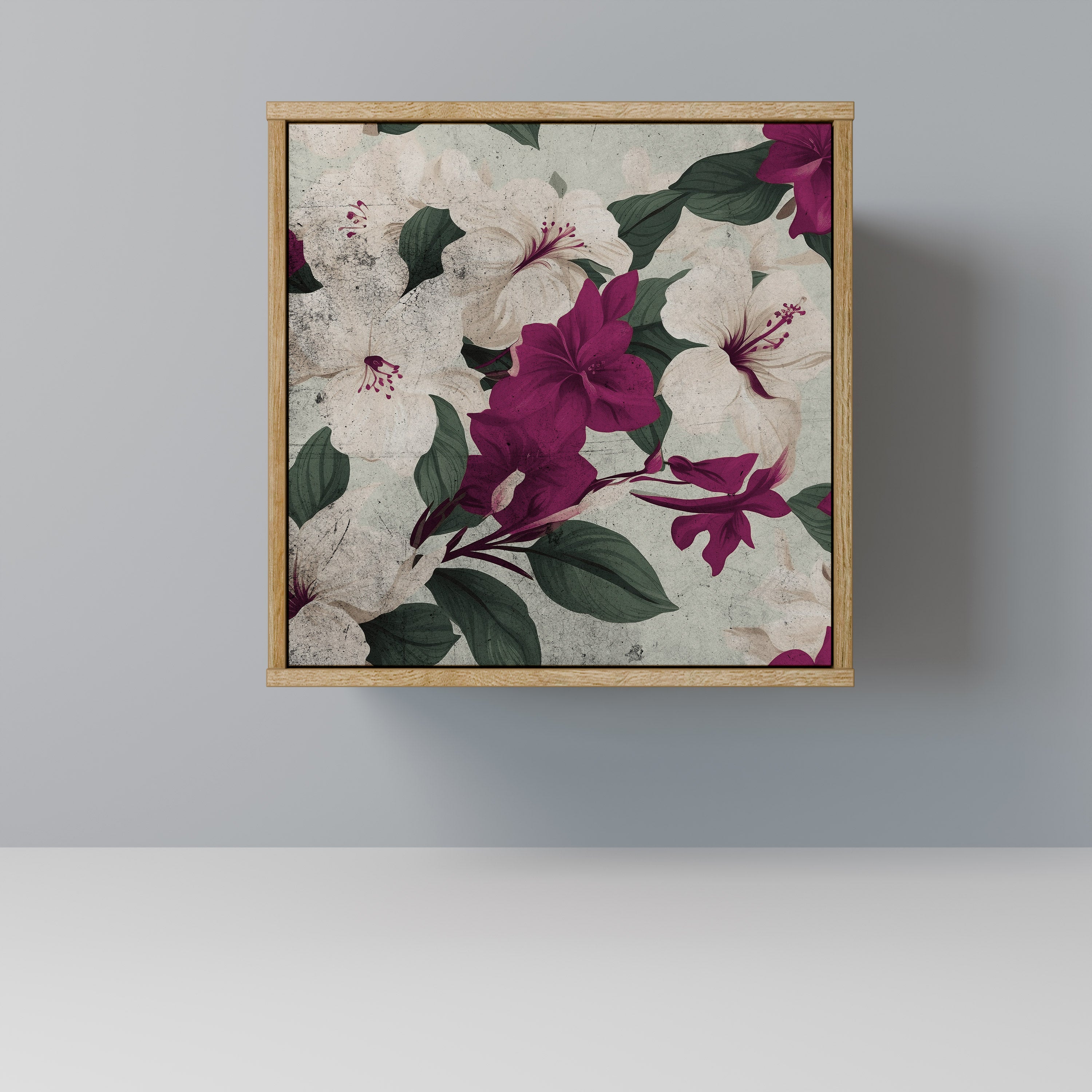 FLOWERET DREAM Aparador de 1 Porta em Efeito Carvalho