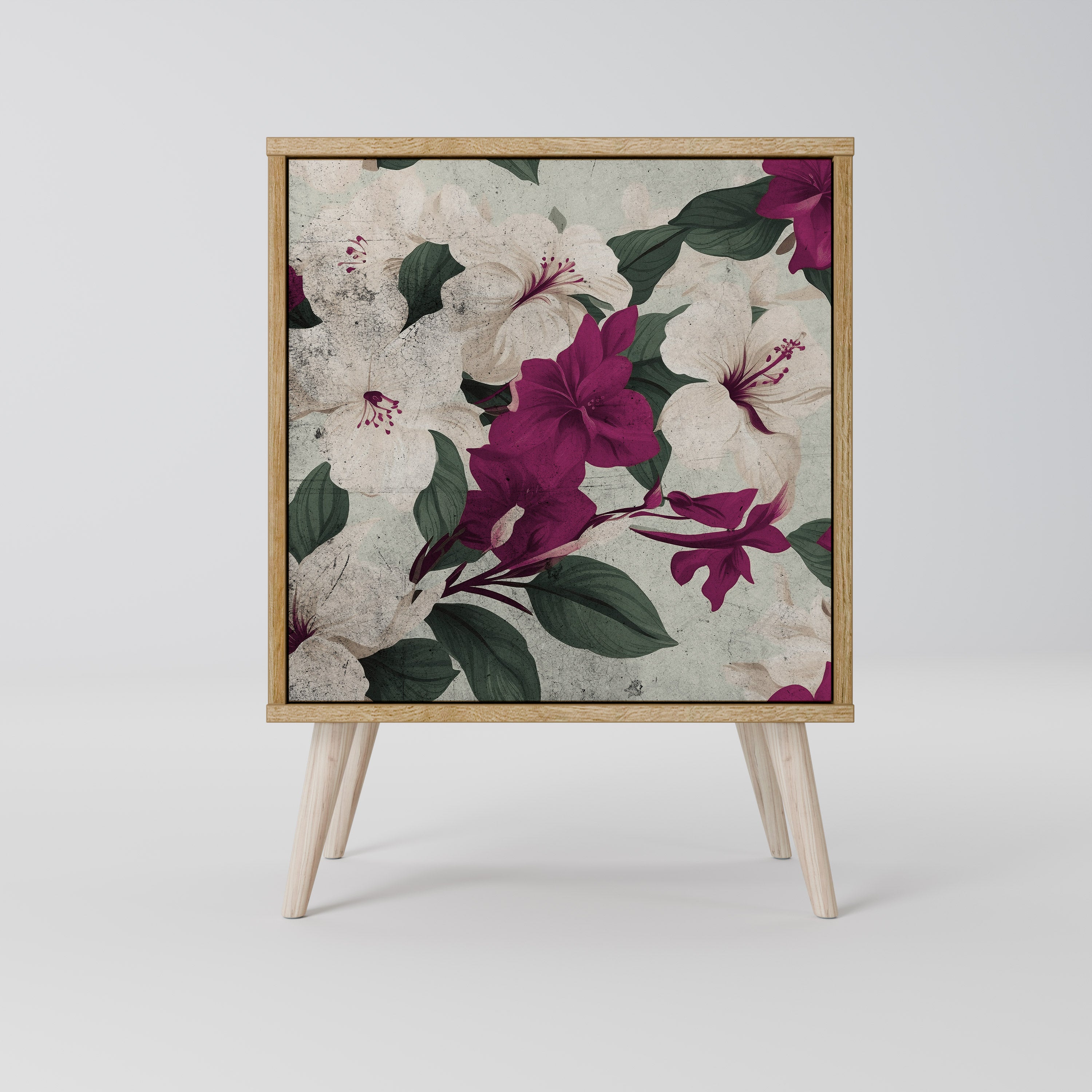 FLOWERET DREAM Aparador de 1 Porta em Efeito Carvalho