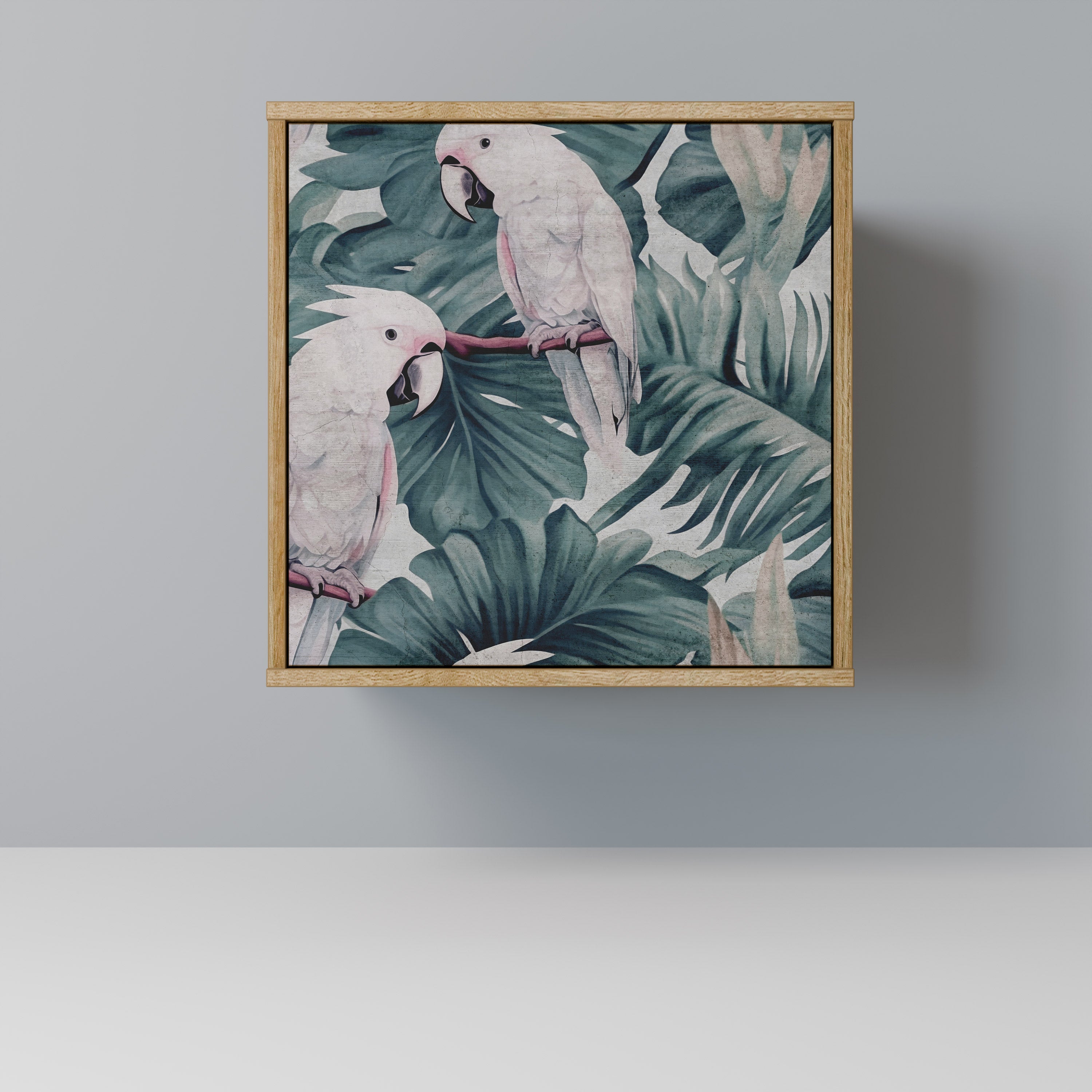 POPINJAY LOOK Aparador de 1 Porta em Efeito Carvalho