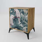 POPINJAY LOOK Aparador de 1 Porta em Efeito Carvalho