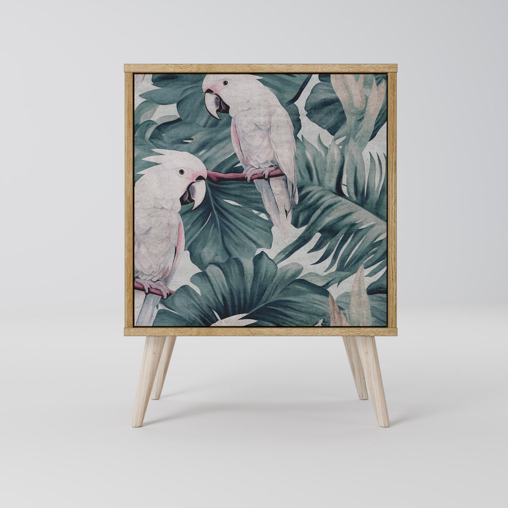 POPINJAY LOOK Aparador de 1 Porta em Efeito Carvalho