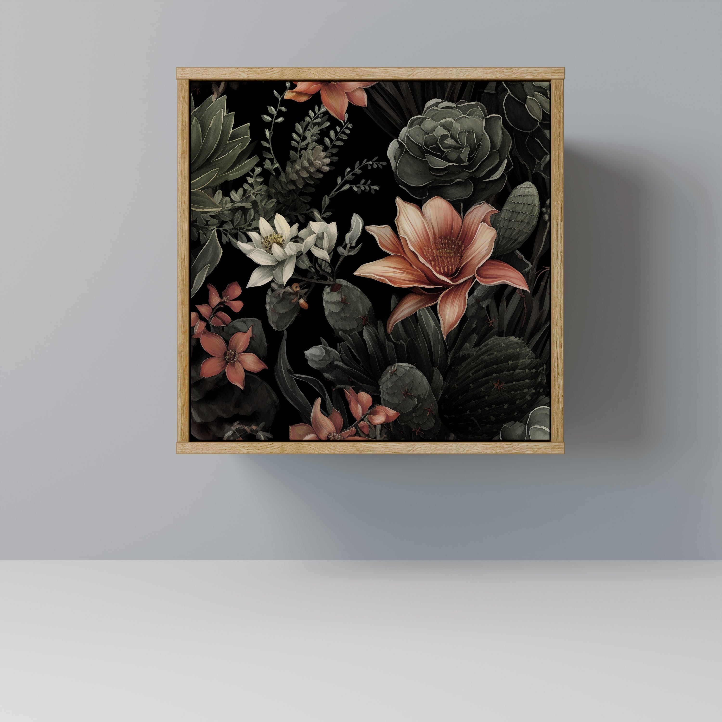 SECRET VERDURE Aparador de 1 Porta em Efeito Carvalho