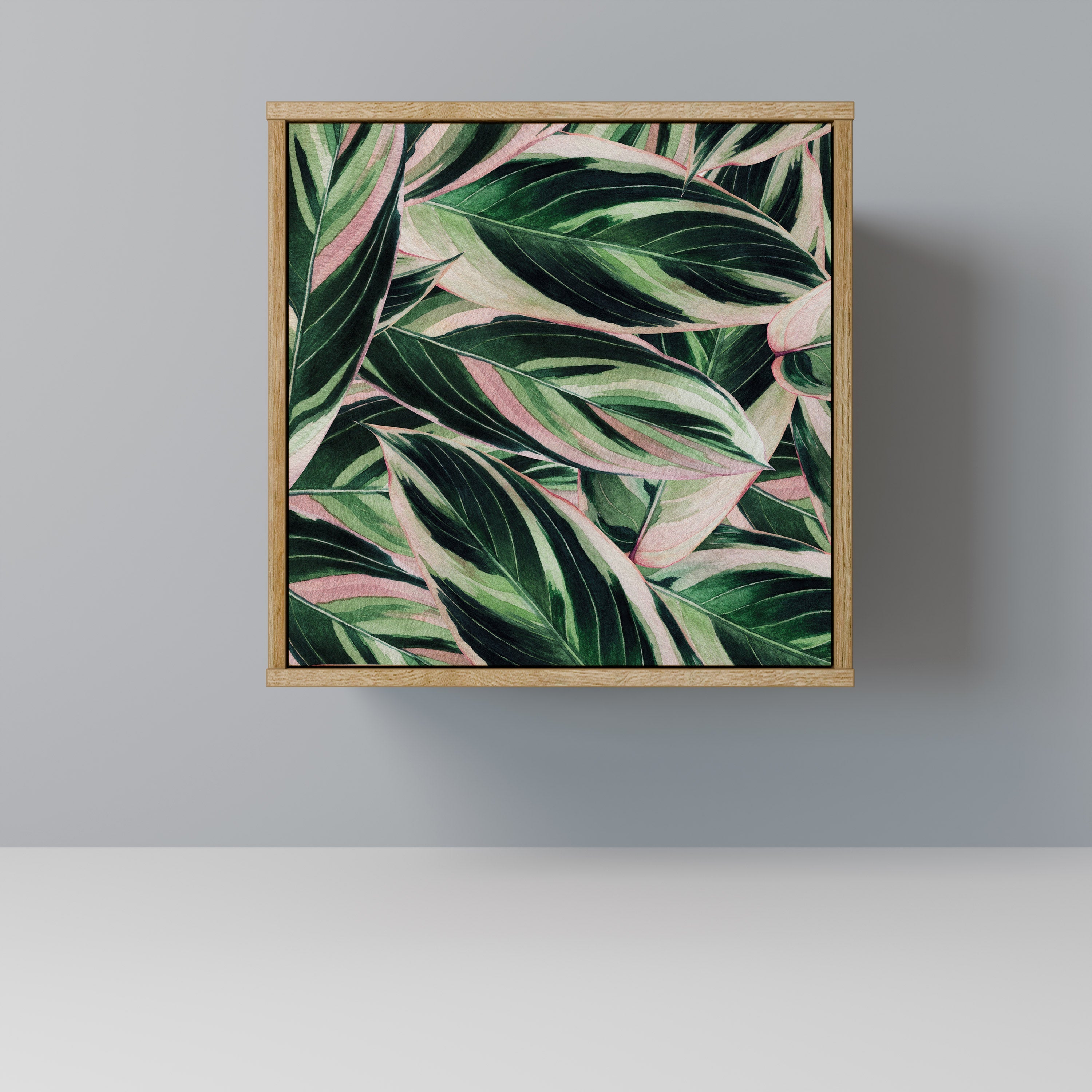 EERIE STROMANTHE Aparador de 1 Porta em Efeito Carvalho