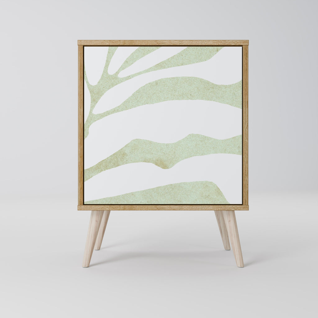 BOTANICAL SPARK Aparador de 1 Porta em Efeito Carvalho