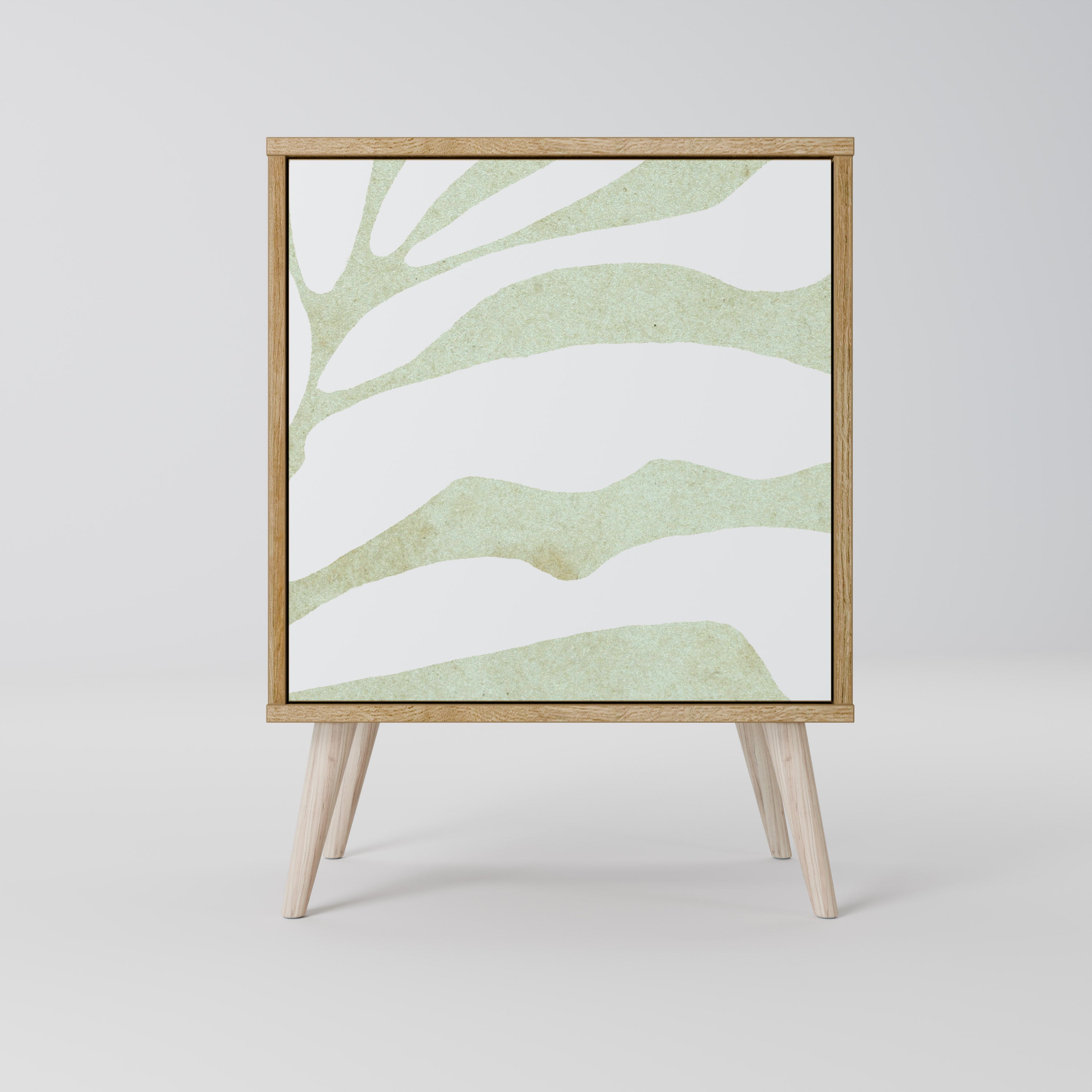 BOTANICAL SPARK Aparador de 1 Porta em Efeito Carvalho