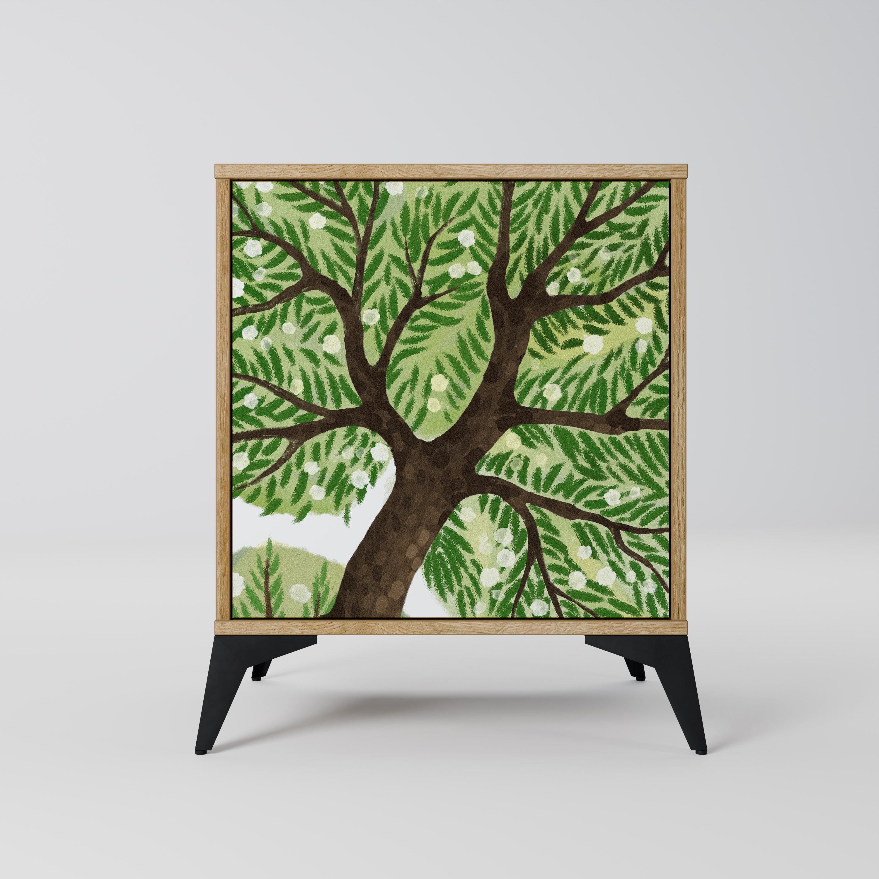 WILDERNESS DASH Aparador de 1 Porta em Efeito Carvalho