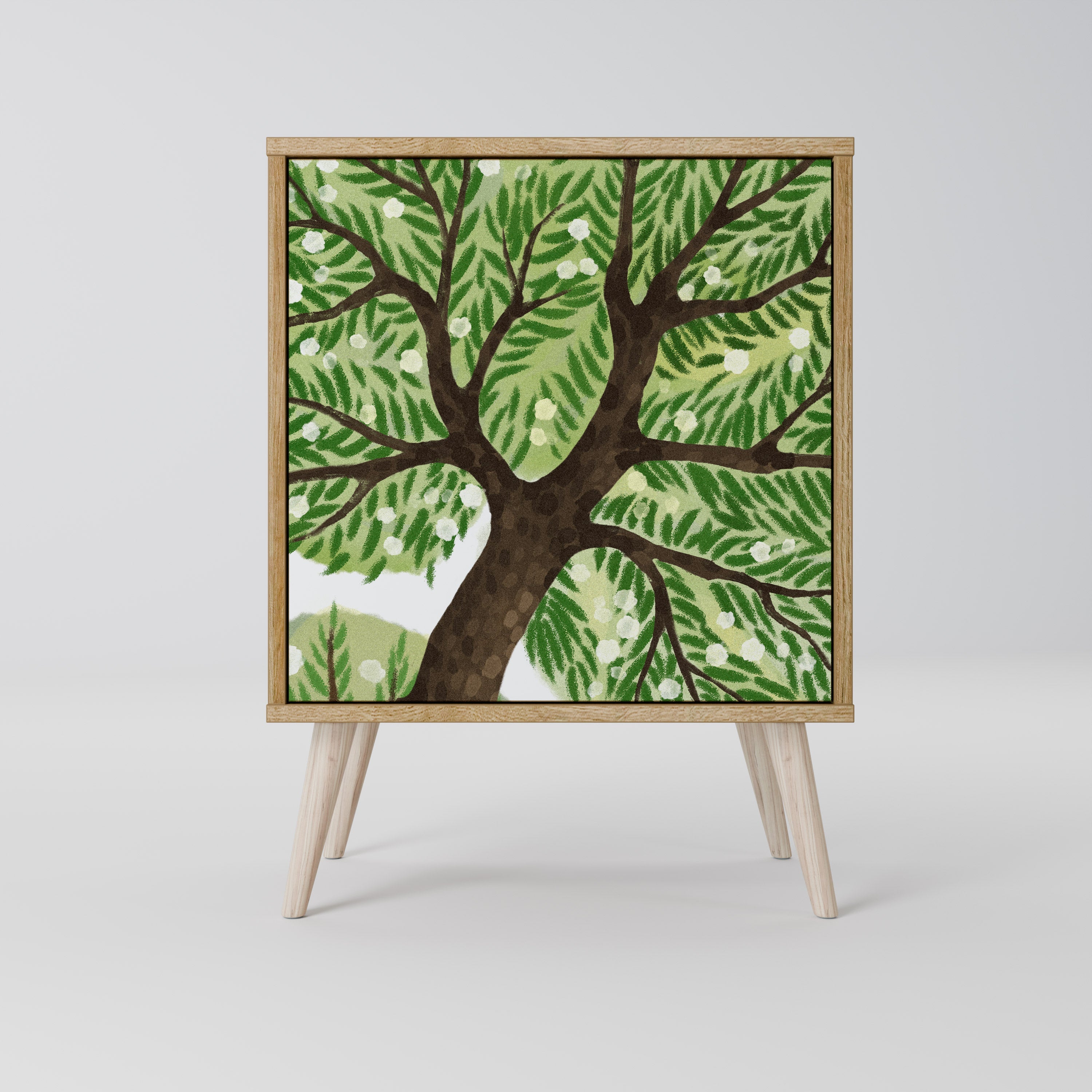 WILDERNESS DASH Aparador de 1 Porta em Efeito Carvalho