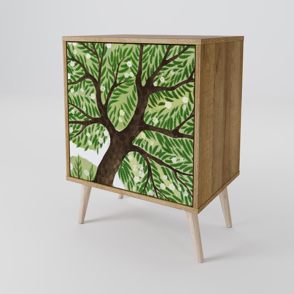 WILDERNESS DASH Aparador de 1 Porta em Efeito Carvalho