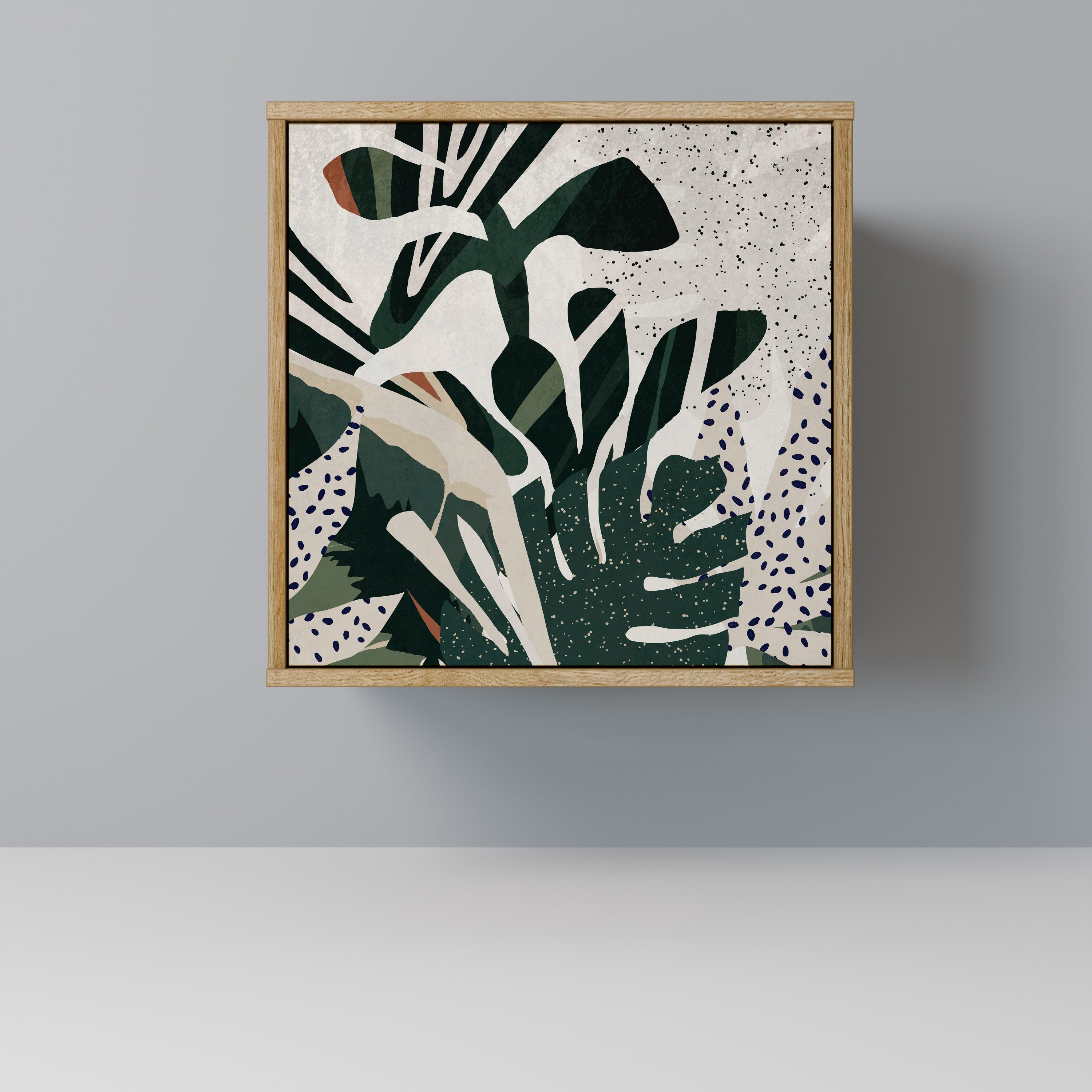 VERDURE FORMATION Aparador de 1 Porta em Efeito Carvalho