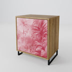 SWEET TROPICS Aparador de 1 Porta em Efeito Carvalho