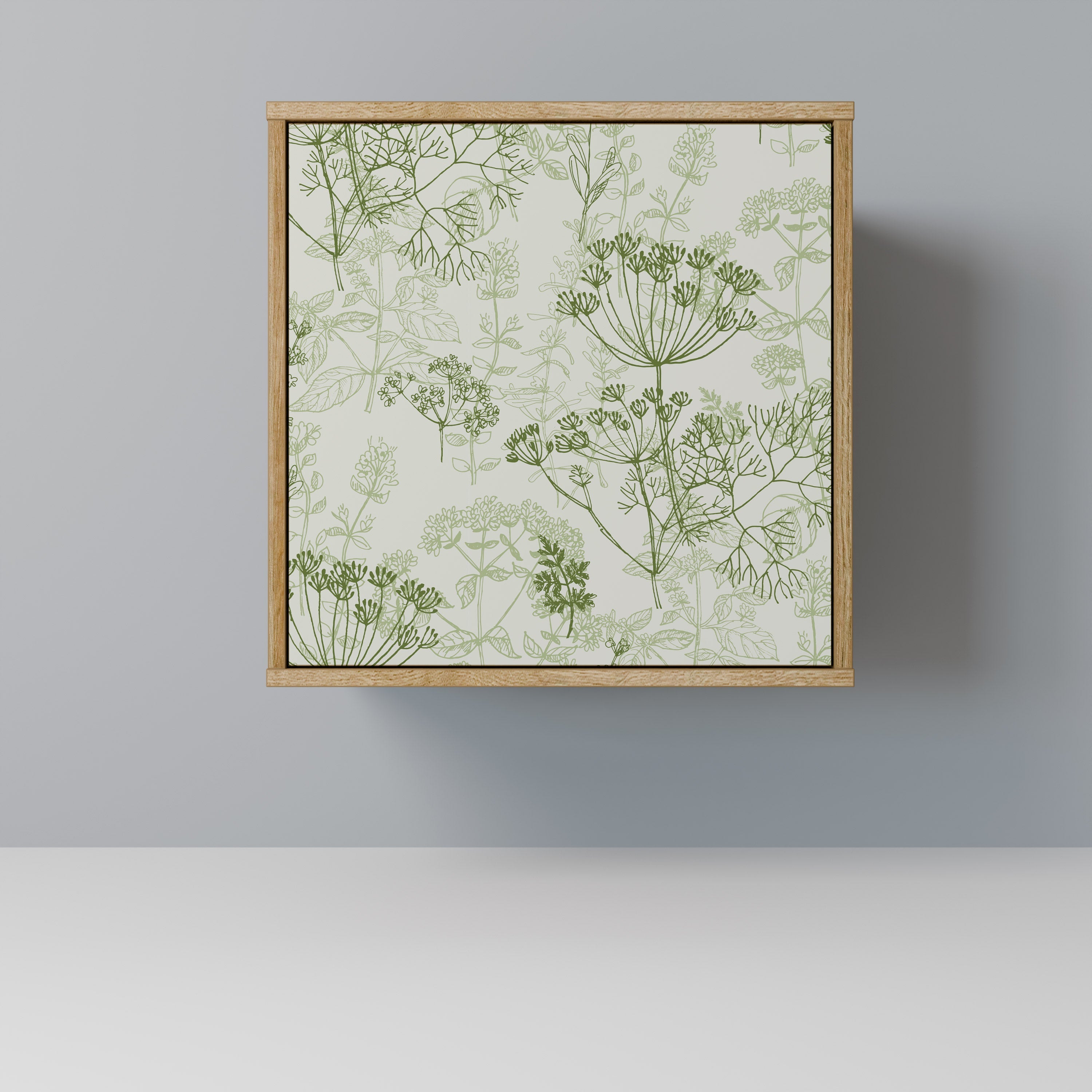 FENNEL BALDACHIN Aparador de 1 Porta em Efeito Carvalho