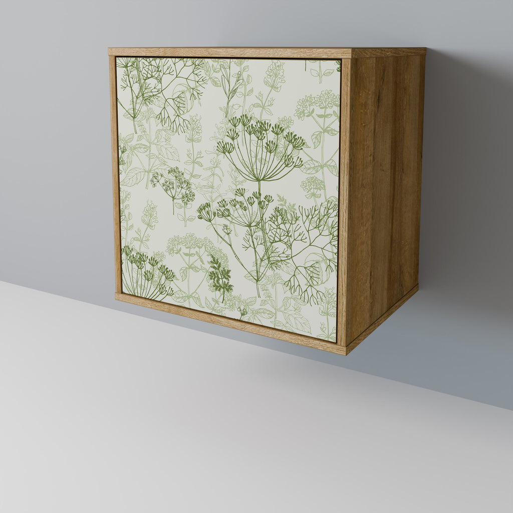 FENNEL BALDACHIN Aparador de 1 Porta em Efeito Carvalho