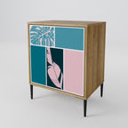 COMBINATION OF SHAPES 1-Door Sideboard in Oak Effect