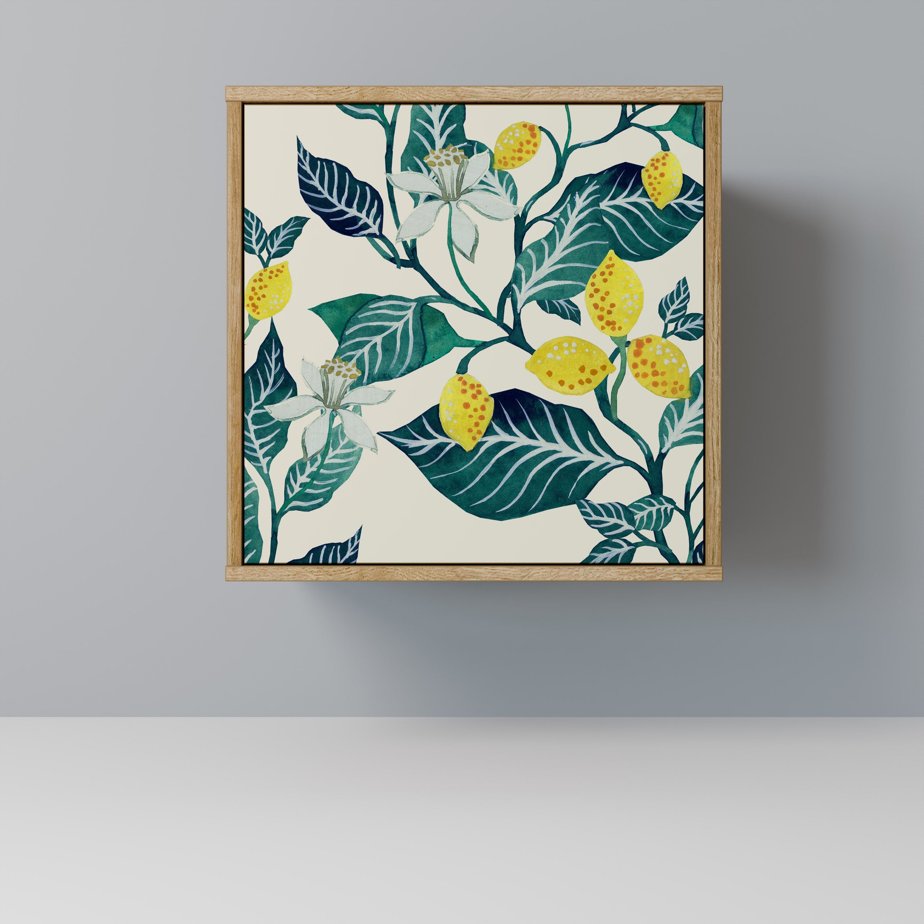 LEMON TREE Aparador de 1 Porta em Efeito Carvalho