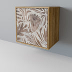 PASSING TIME Aparador de 1 Porta em Efeito Carvalho