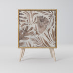 PASSING TIME Aparador de 1 Porta em Efeito Carvalho