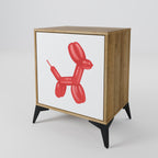 CHILDHOOD MEMORY Aparador de 1 Porta em Efeito Carvalho