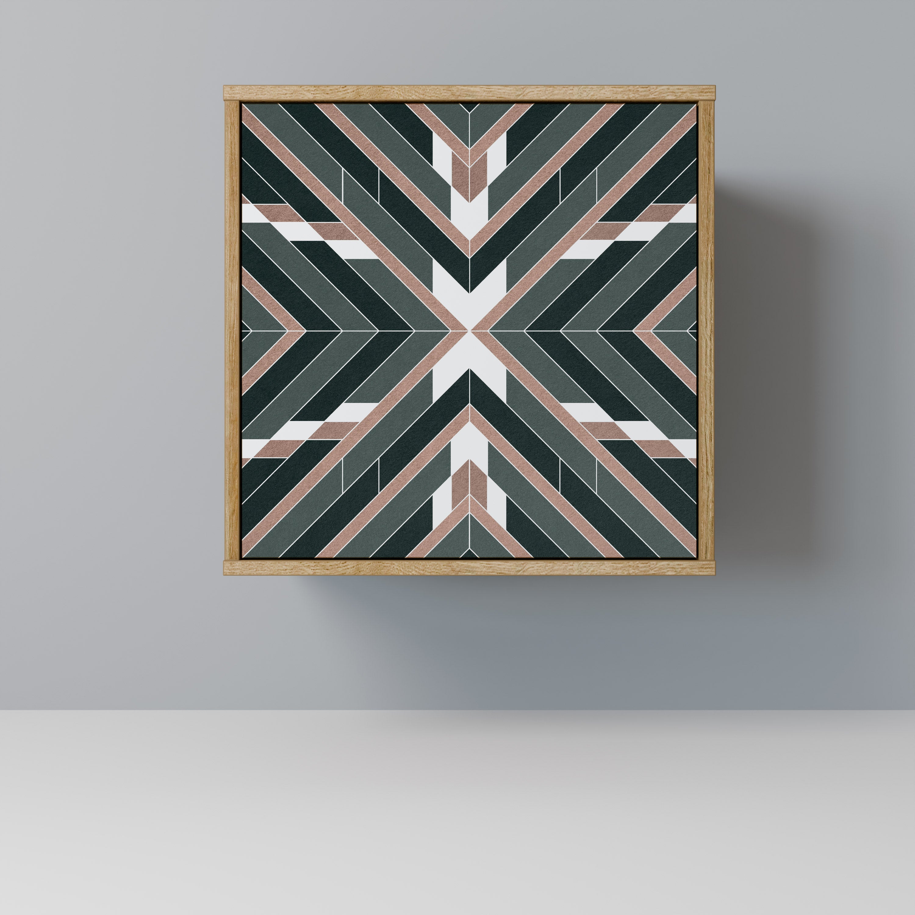 DIMENSION DELIGHTS Aparador de 1 Porta em Efeito Carvalho