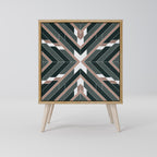 DIMENSION DELIGHTS Aparador de 1 Porta em Efeito Carvalho