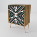 DIMENSION DELIGHTS Aparador de 1 Porta em Efeito Carvalho