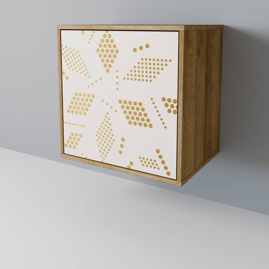 SPOTTED DAZE Aparador de 1 Porta em Efeito Carvalho