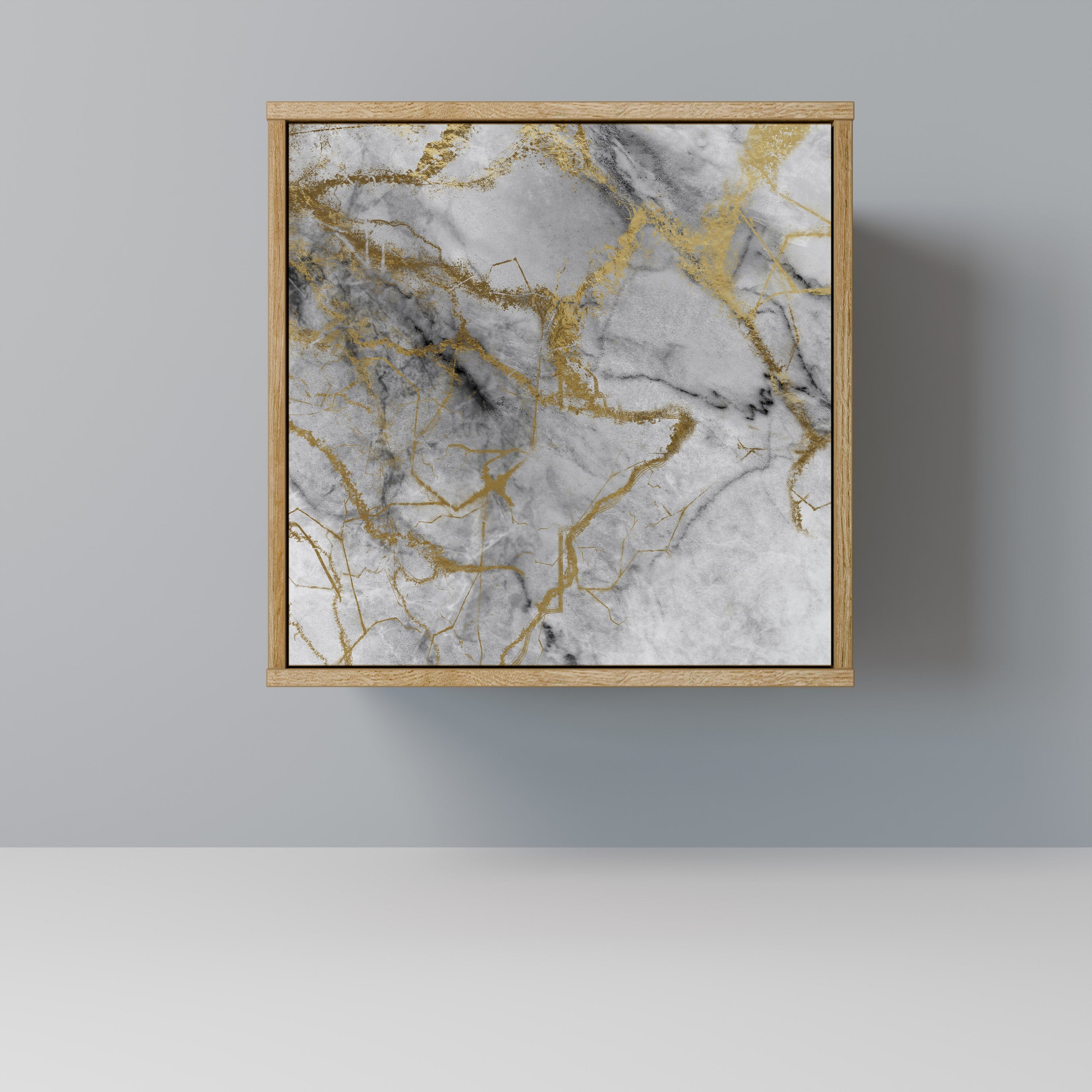 TIMELESS GLIDE Aparador de 1 Porta em Efeito Carvalho