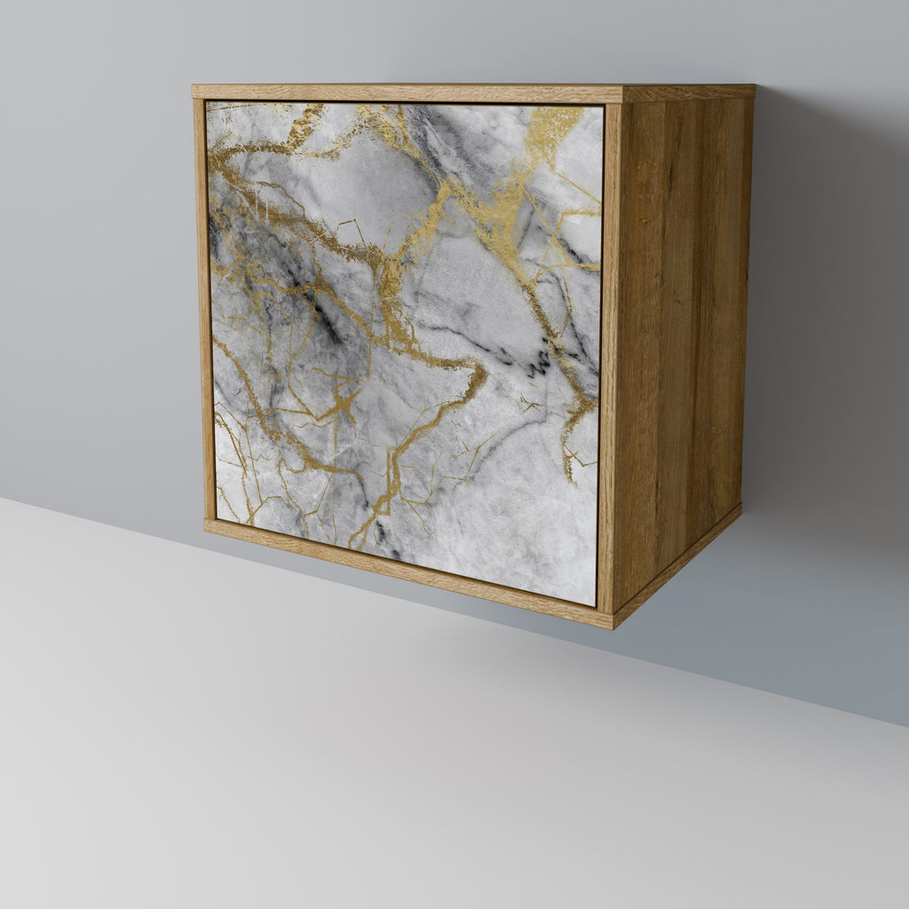 TIMELESS GLIDE Aparador de 1 Porta em Efeito Carvalho