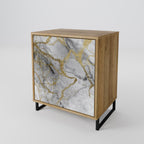 TIMELESS GLIDE Aparador de 1 Porta em Efeito Carvalho