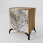 TIMELESS GLIDE Aparador de 1 Porta em Efeito Carvalho