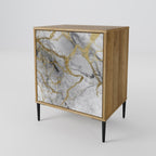 TIMELESS GLIDE Aparador de 1 Porta em Efeito Carvalho