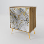 TIMELESS GLIDE Aparador de 1 Porta em Efeito Carvalho