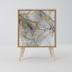 TIMELESS GLIDE Aparador de 1 Porta em Efeito Carvalho