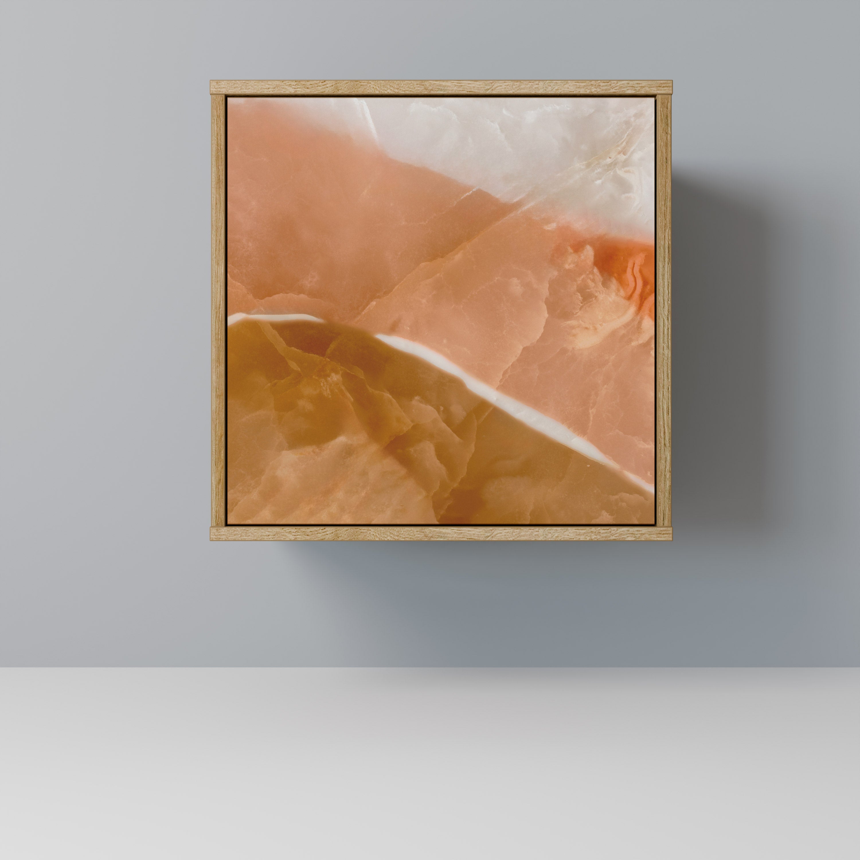 SANDHILLS SPLENDOUR Aparador de 1 Porta em Efeito Carvalho