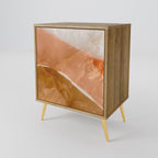 SANDHILLS SPLENDOUR Aparador de 1 Porta em Efeito Carvalho