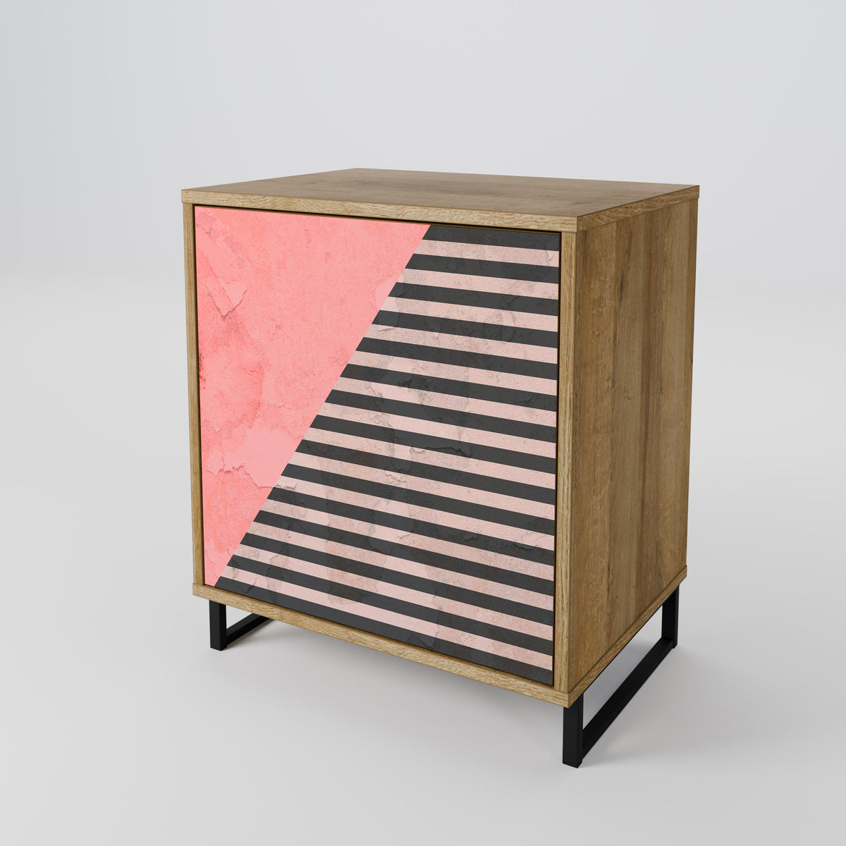 GLAMOROUS STRIPE Aparador de 1 Porta